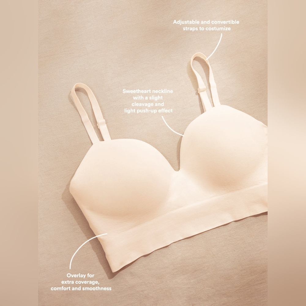 TrueKind Beige Supportive Comfort Wireless Shaping Bra – XXL – NWT - Picture 3 of 5